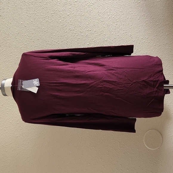 Splendid Burgandy Midi Dress - Picture 4 of 8